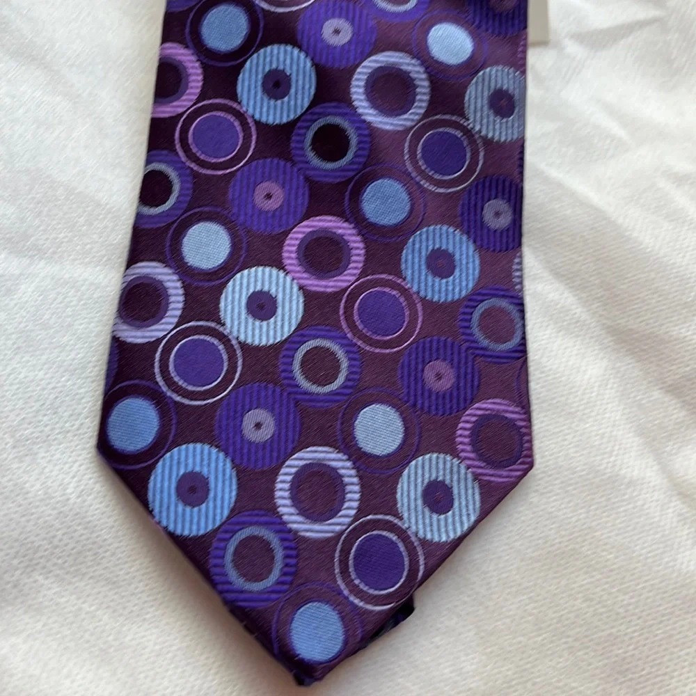 Covington Geometric Silk Tie - New with Tags